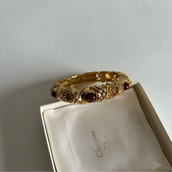 Vintage Christian Dior Henkel Grosse 60's Bangle Bracelet - Picture 4 of 10